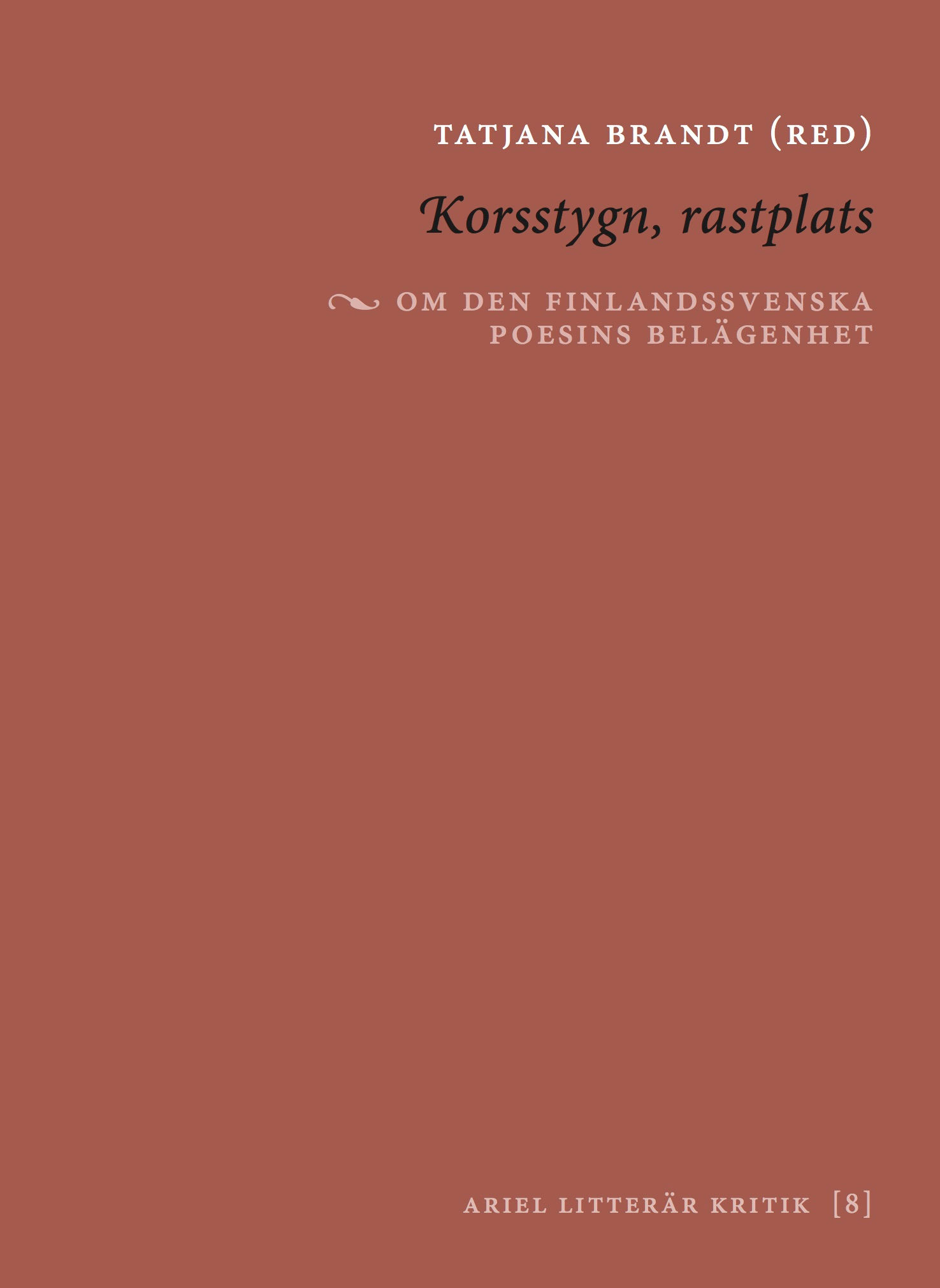 Tatjana Brandt (red) | Korsstygn, rastplats
