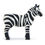 Thumbnail: Wooden Safari Animal - Zebra