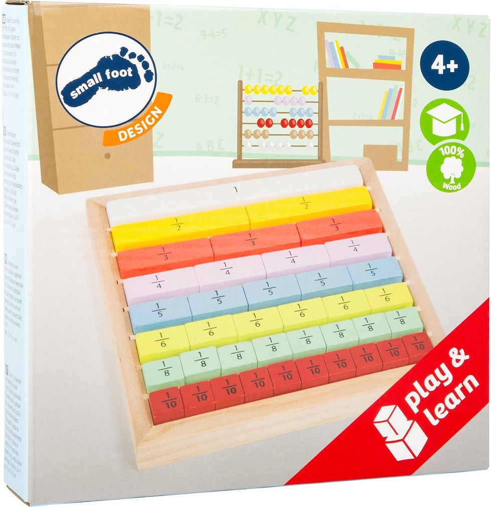 Thumbnail: Wooden Fractions puzzle