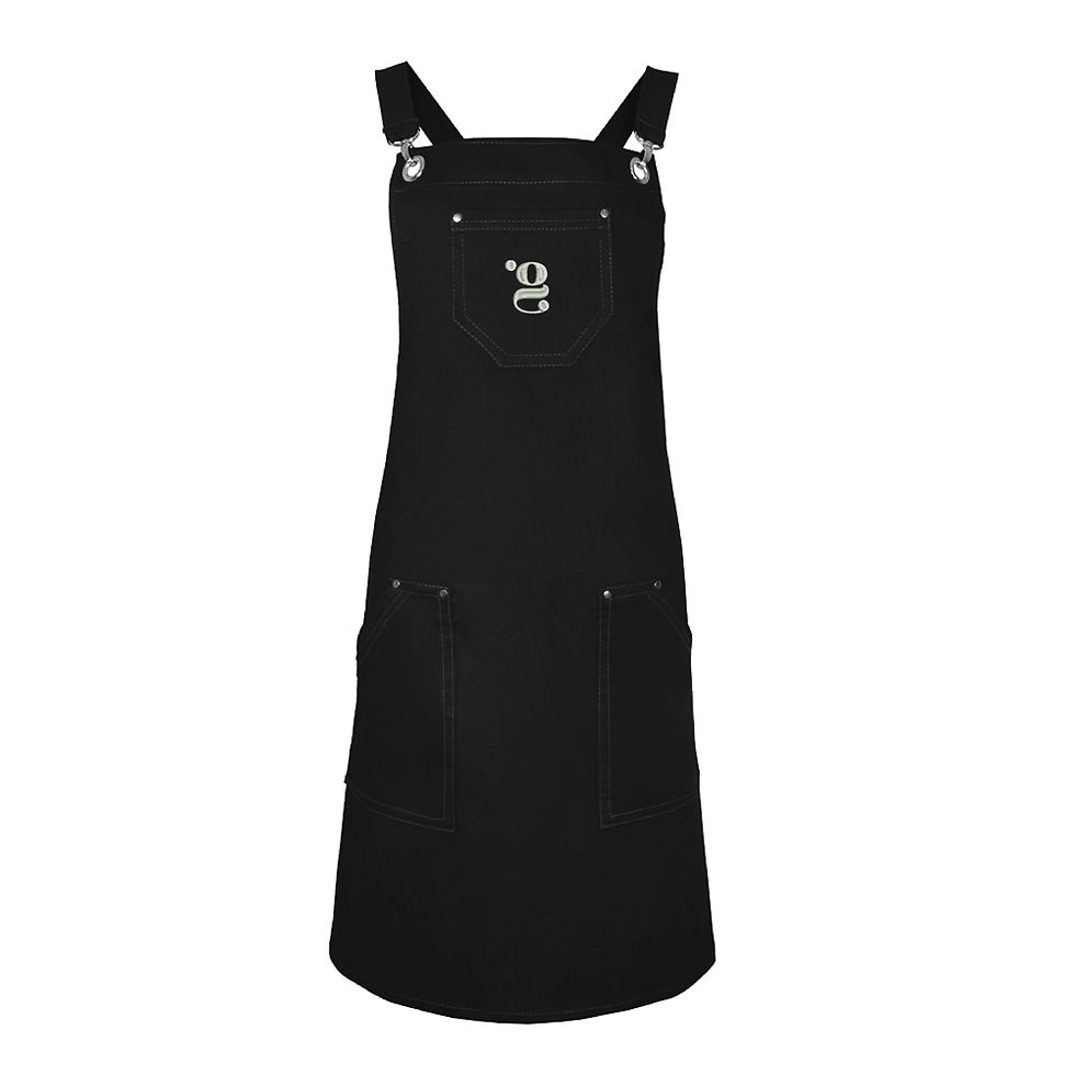 Miniatura: Delantal de gabardina con peto Dakota