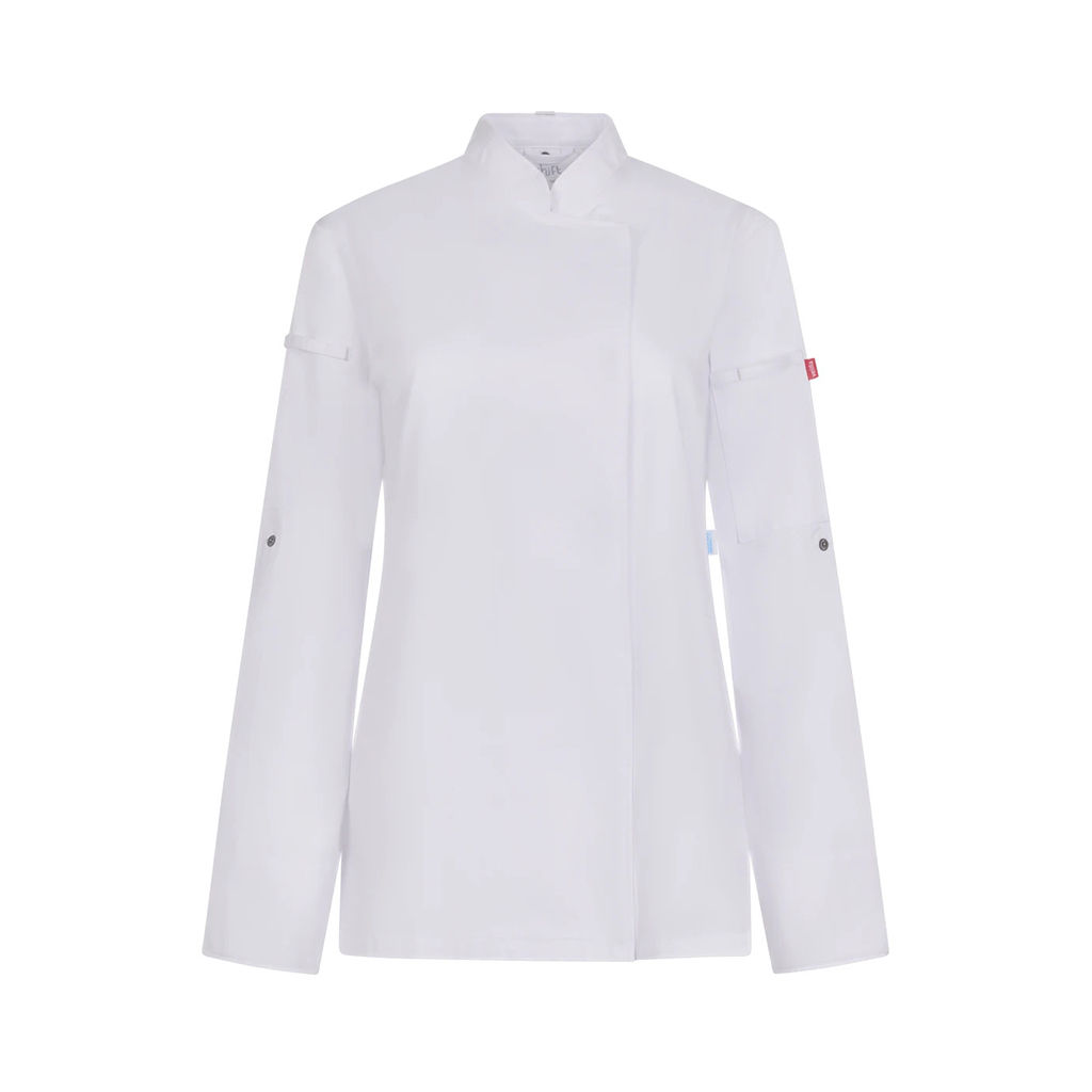 Casaca de Chef Coolmax - Manga Corta Blanco Dama