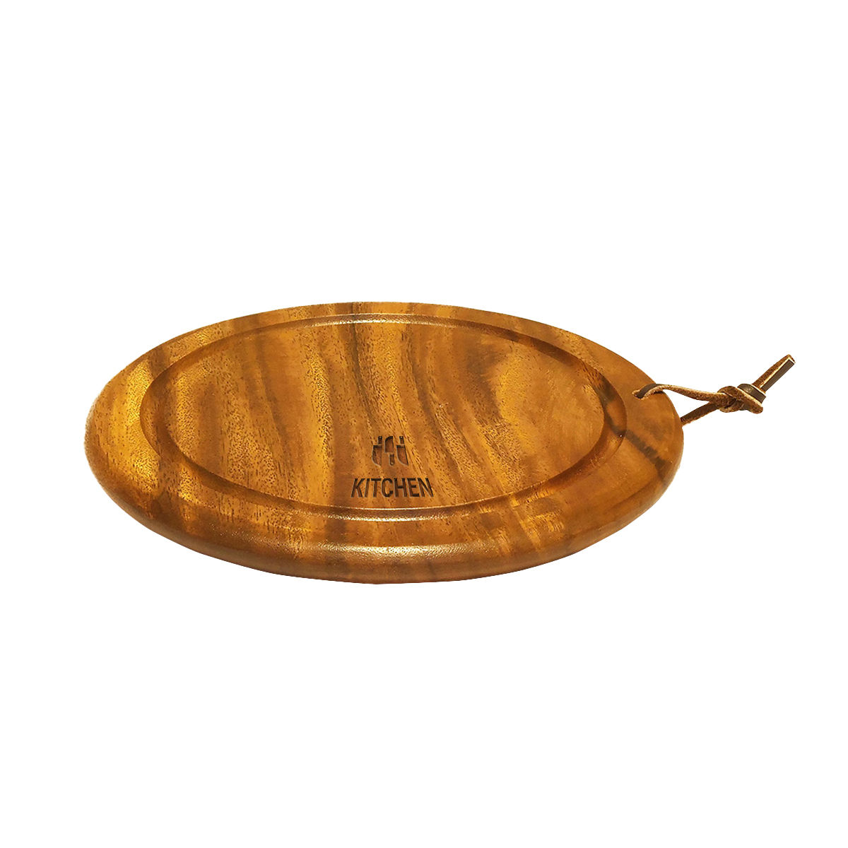 Tabla redonda de madera acacia - D25.5x2cm