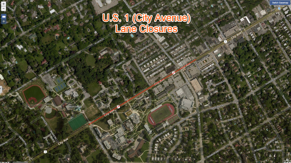 Peco To Restrict U S 1 City Avenue Overnights For Utility Work In Philadelphia