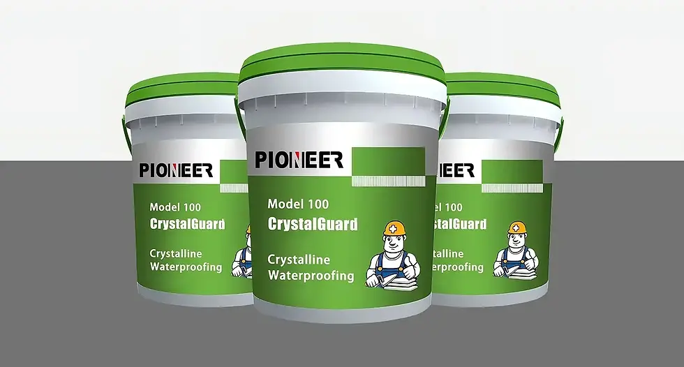 Crystalguard 100 integral concrete waterproofing admixture pails