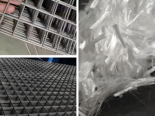 Polypropylene microfiber compared to welded wire mesh in concrete reinforcement