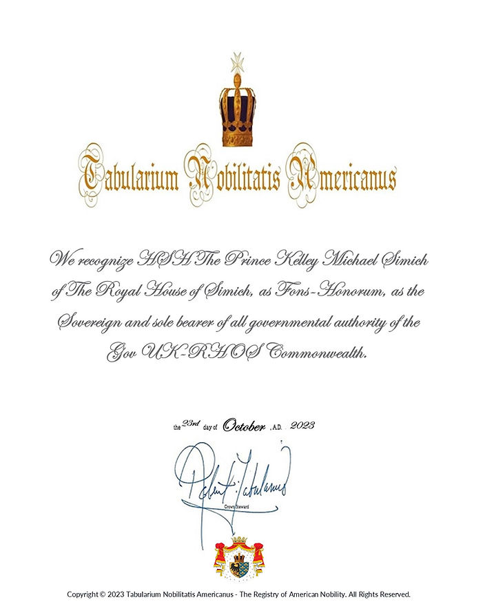 Tabularium Nobilitatis Americanus Membership Certificate - 2.jpg