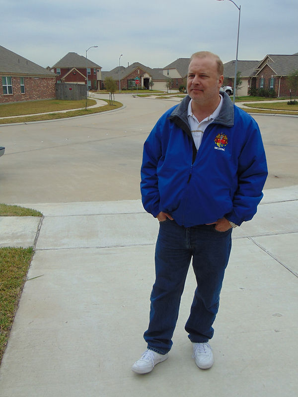 Emperor Kelley Simich 1st pictured outside of house in the driveway