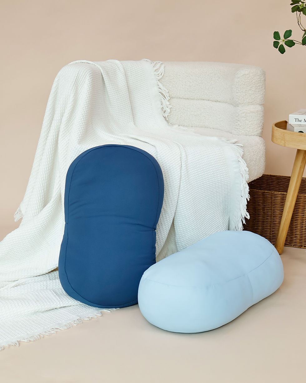 ภาพขนาดย่อ: หมอนสัมผัสเย็น Cushion Round | Navy Blue