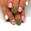 Thumbnail: Floral Press On Nails Set 24Pcs Acrylic
