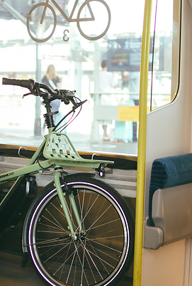 vélo dans un train