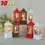 Thumbnail: 10PCS Christmas Elk Snowman Decorations Night Lights