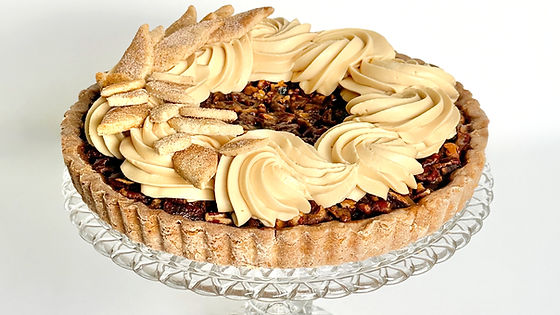 NOV + DEC | Caramel Pecan Tart