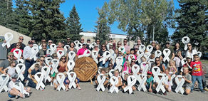Celebrating Success: The White Ribbon Project Build Event in Calgary