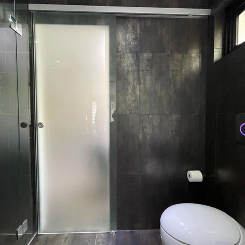 sliding Glass Door inter To Bathroom