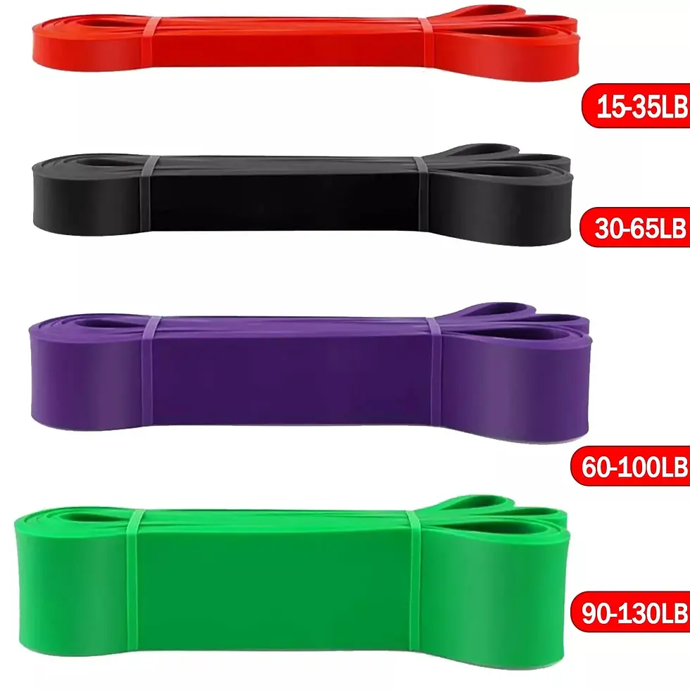 Thumbnail: 5~120lbs Fitness Resistance Band Boxing Agility Training Workout Gym Equipment Y
