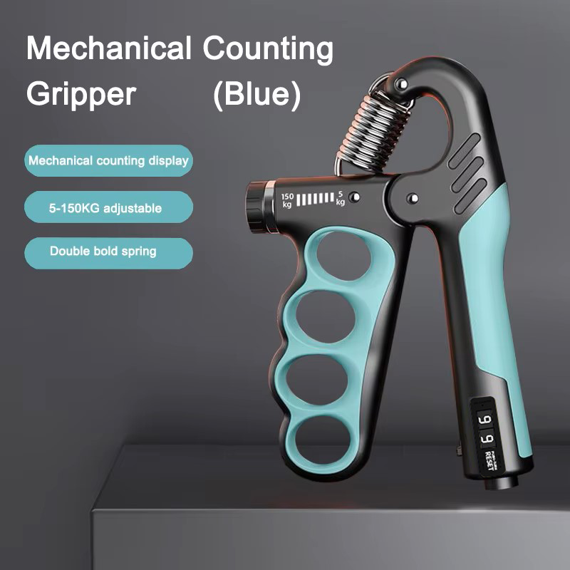 Thumbnail: 5-100kg Adjustable Grip Strength Device for Rehabilitation Training, Muscle Enha