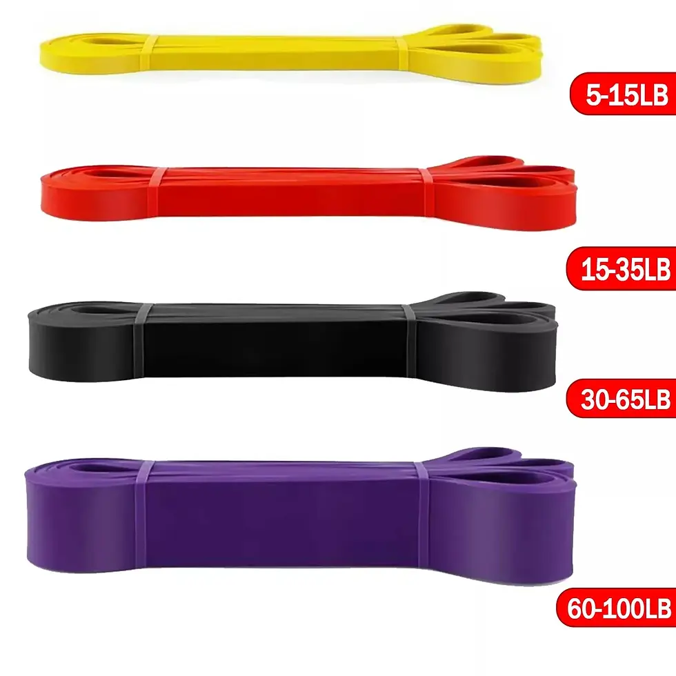 Thumbnail: 5~120lbs Fitness Resistance Band Boxing Agility Training Workout Gym Equipment Y