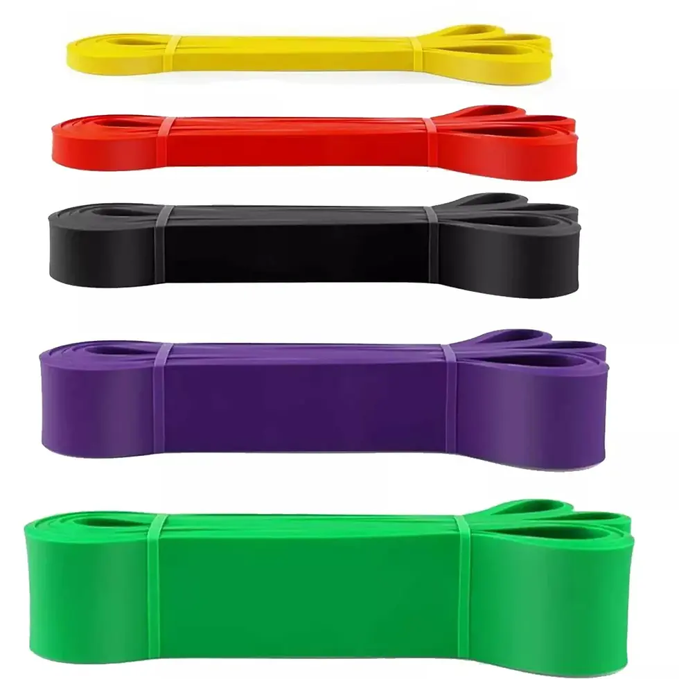 Thumbnail: 5~120lbs Fitness Resistance Band Boxing Agility Training Workout Gym Equipment Y