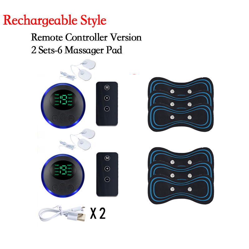 Thumbnail: Smart Electric Neck Massager Portable EMS Muscle Stimulator Cervical Vertebra Ma