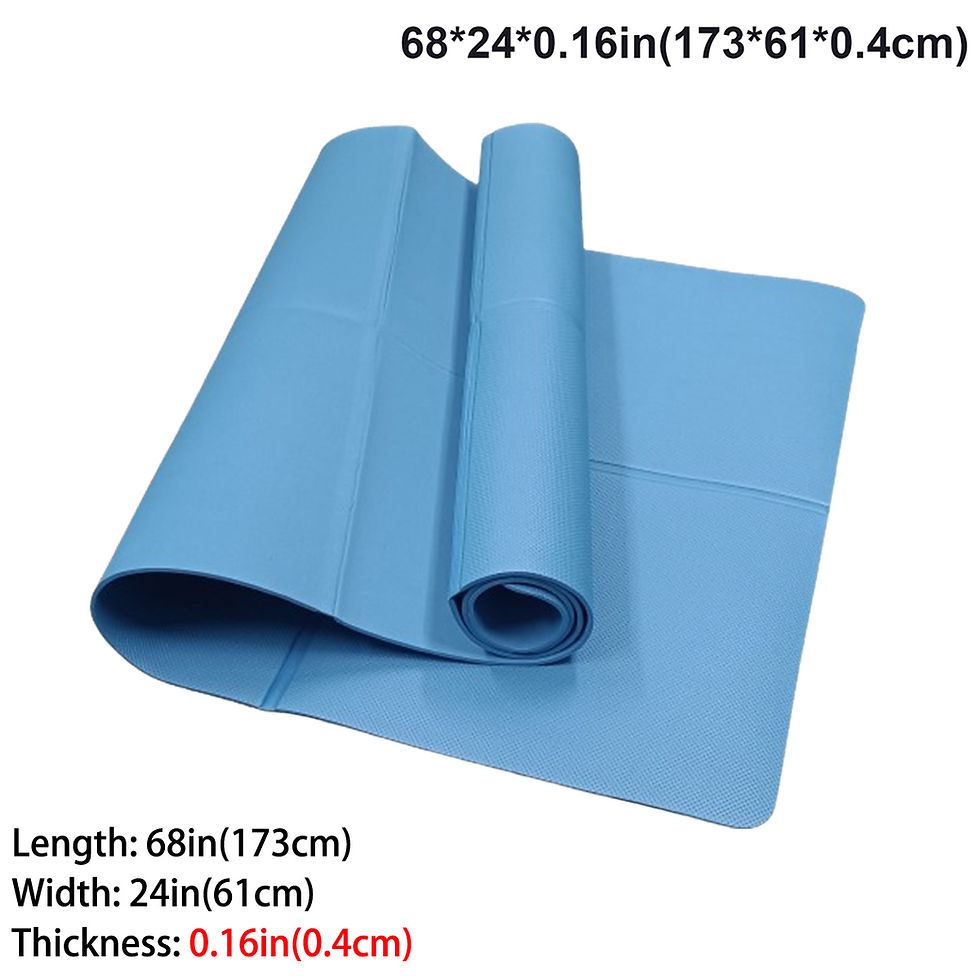 Thumbnail: Foldable Yoga Mat Eco Friendly EVA Folding Travel Fitness Exercise Mat 3mm/4mm/6