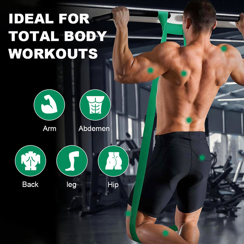Thumbnail: 5~120lbs Fitness Resistance Band Boxing Agility Training Workout Gym Equipment Y