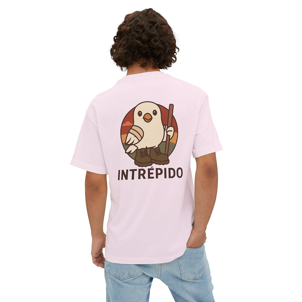 Thumbnail: Intrépido—"Adventure" Unisex Oversized Boxy T-Shirt