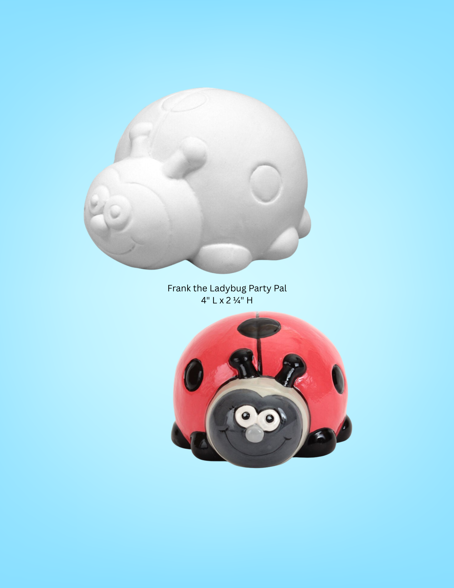 Frank the Ladybug Party Pal