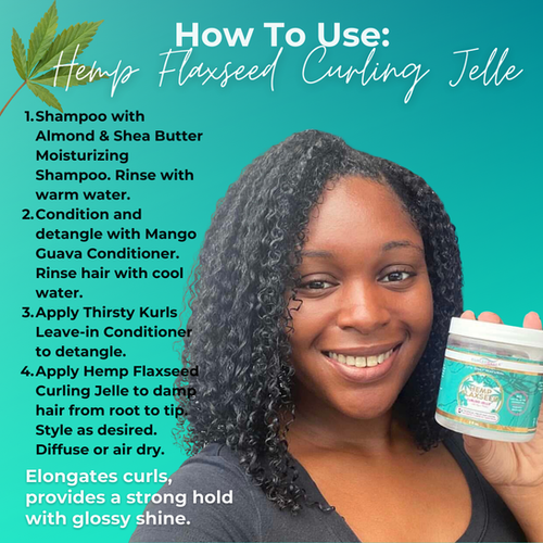 Hemp Flaxseed Curling Jelle | Kurlee Belle
