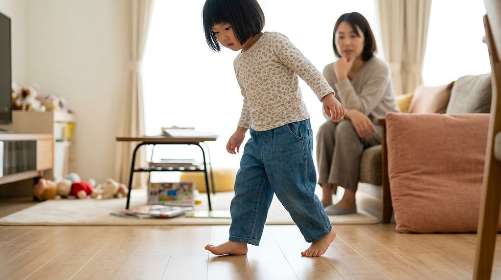 【2026年】子どもの浮き指は危険?3分チェック&改善法