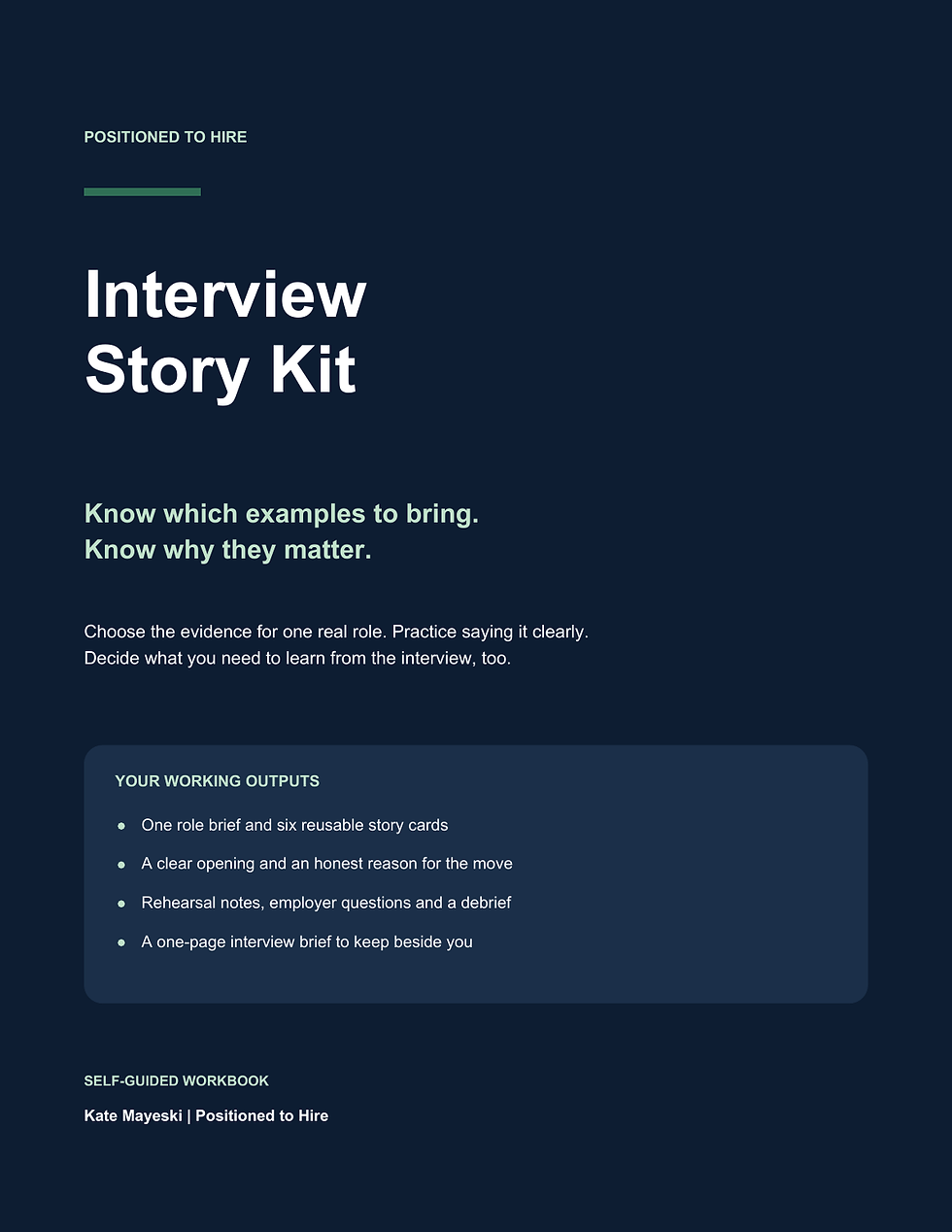 Thumbnail: Interview Story Kit