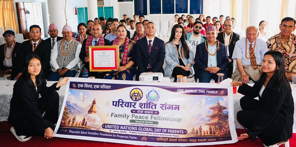 Nepali Leaders: Strong Families Produce Stable Society