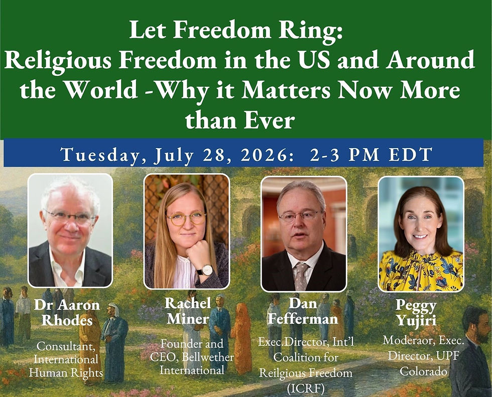 IMAP Examines State of Religious Freedom Worldwide