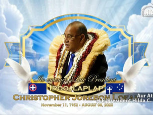 Farewell to Former Marshall Islands President C. J. Loeak