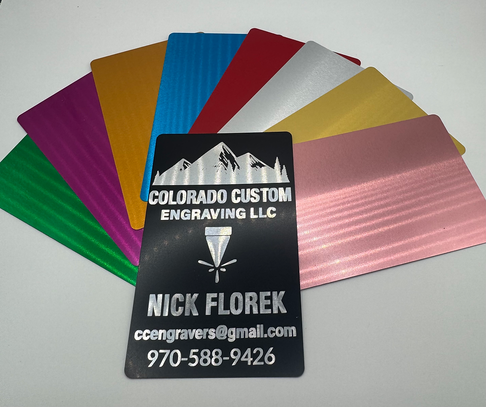 Thumbnail: Metallic Business Cards-2 sided (300 count)