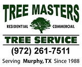 Professional tree service in Murphy Texas by Tree Masters Tree Service providing tree removal, tree trimming, stump grinding, arborist services, emergency tree service, and land clearing.