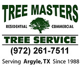Professional land and lot clearing service in Argyle Texas by Tree Masters Tree Service clearing brush, trees, and overgrown property.