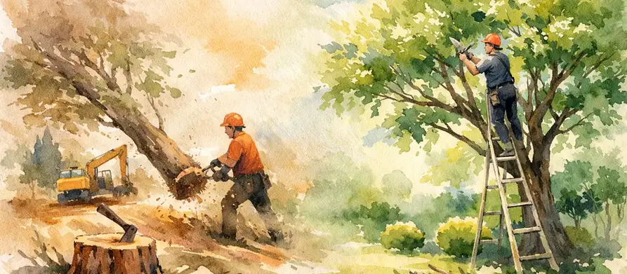 Tree Removal Versus Tree Pruning Explained