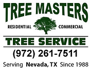 Professional tree service in Nevada Texas by Tree Masters Tree Service providing tree removal, tree trimming, stump grinding, arborist services, emergency tree service, and land clearing.