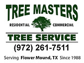 Professional land and lot clearing service in Flower Mound Texas by Tree Masters Tree Service clearing brush, trees, and overgrown property.