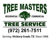 Professional land and lot clearing service in Hickory Creek Texas by Tree Masters Tree Service clearing brush, trees, and overgrown property.