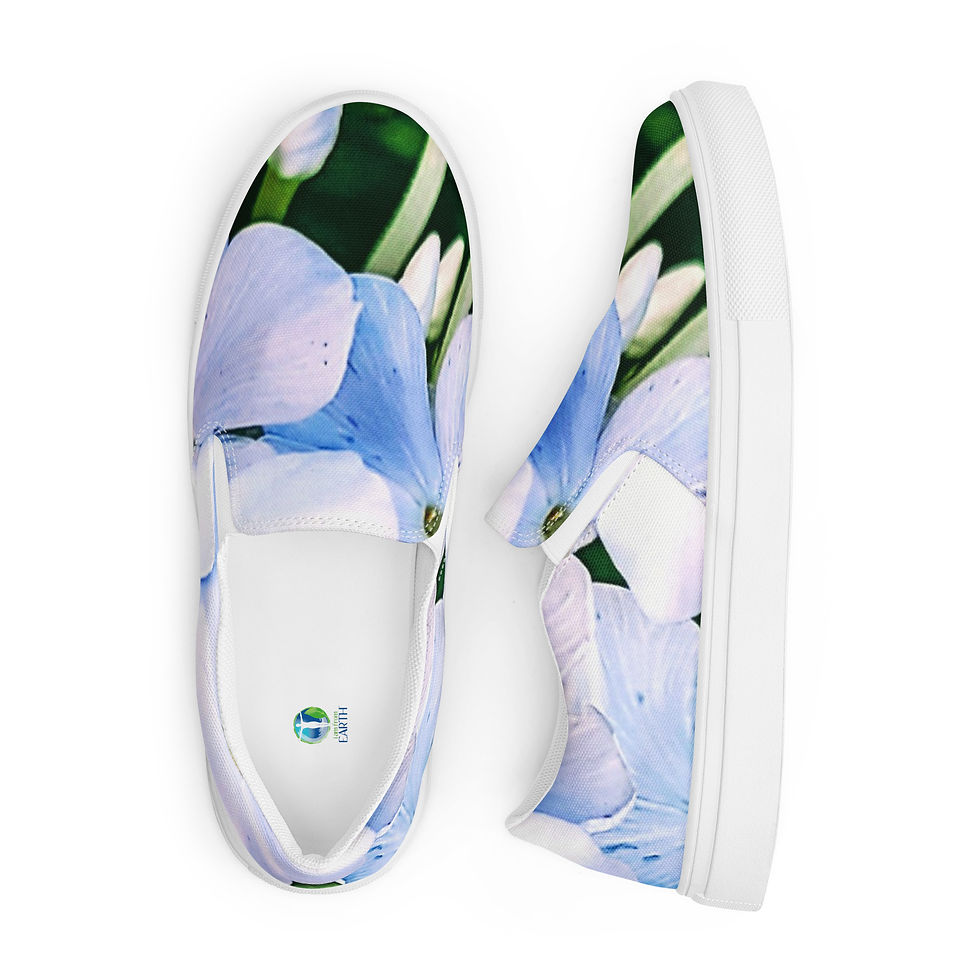Thumbnail: Women’s slip-on canvas shoes, IAmFromEarth Design, Photo Art YAAS