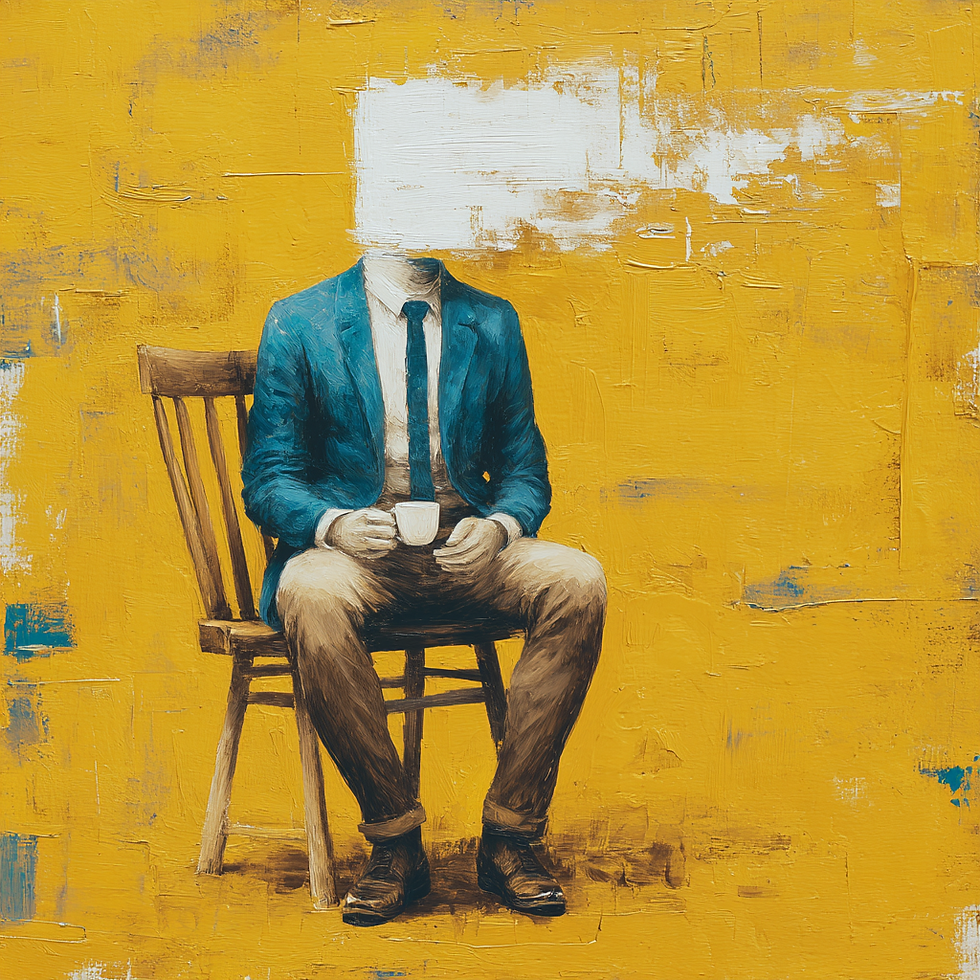 "Is everyone you've ever met just a connotation of yourself?" (credogg on Midjourney, 2025)