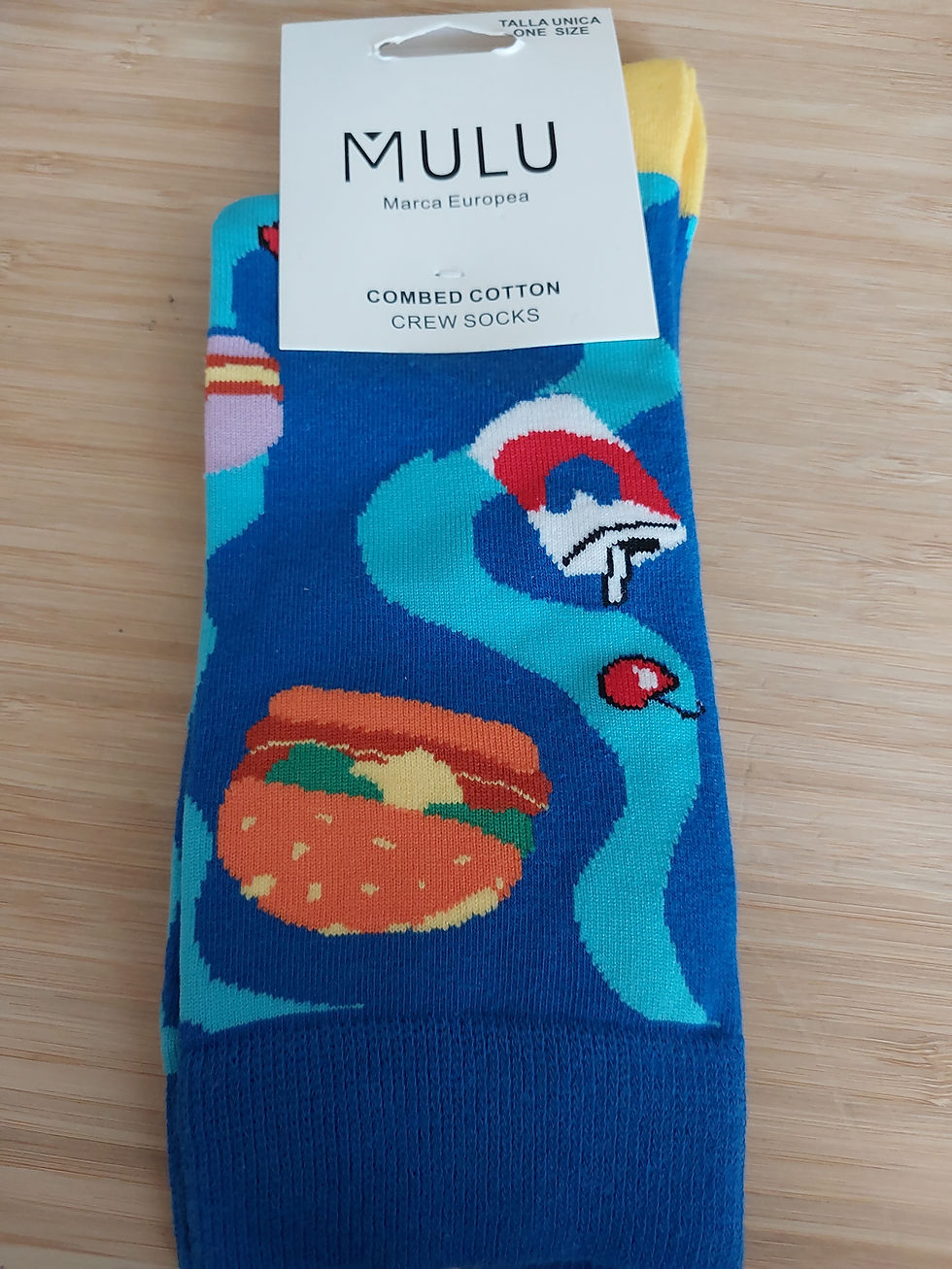 Miniature : Chaussettes fantaisie "BURGER ET SODA"