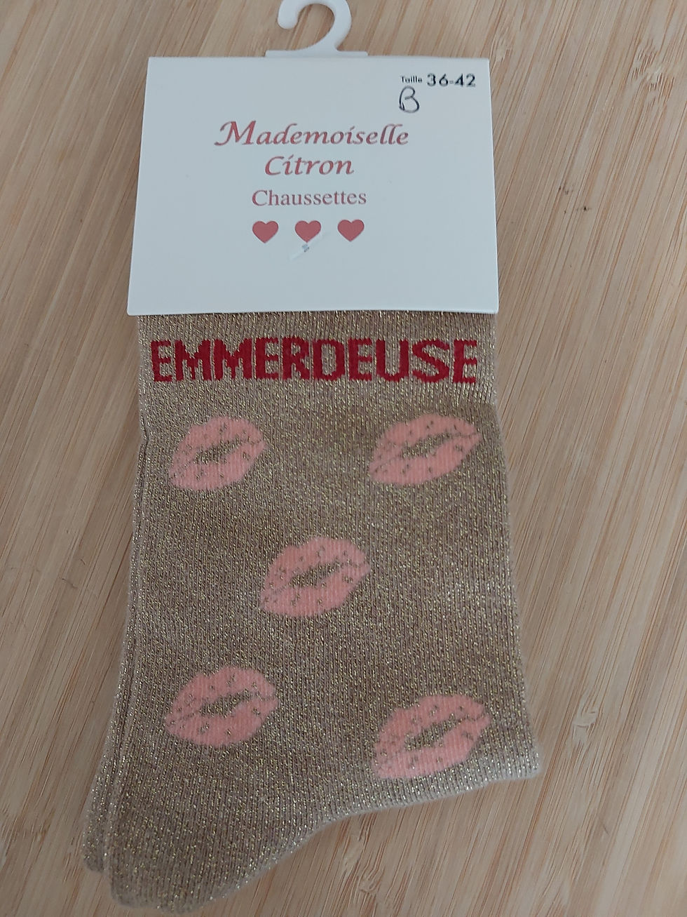 Miniature : Chaussettes femmes "EMMERDEUSE"