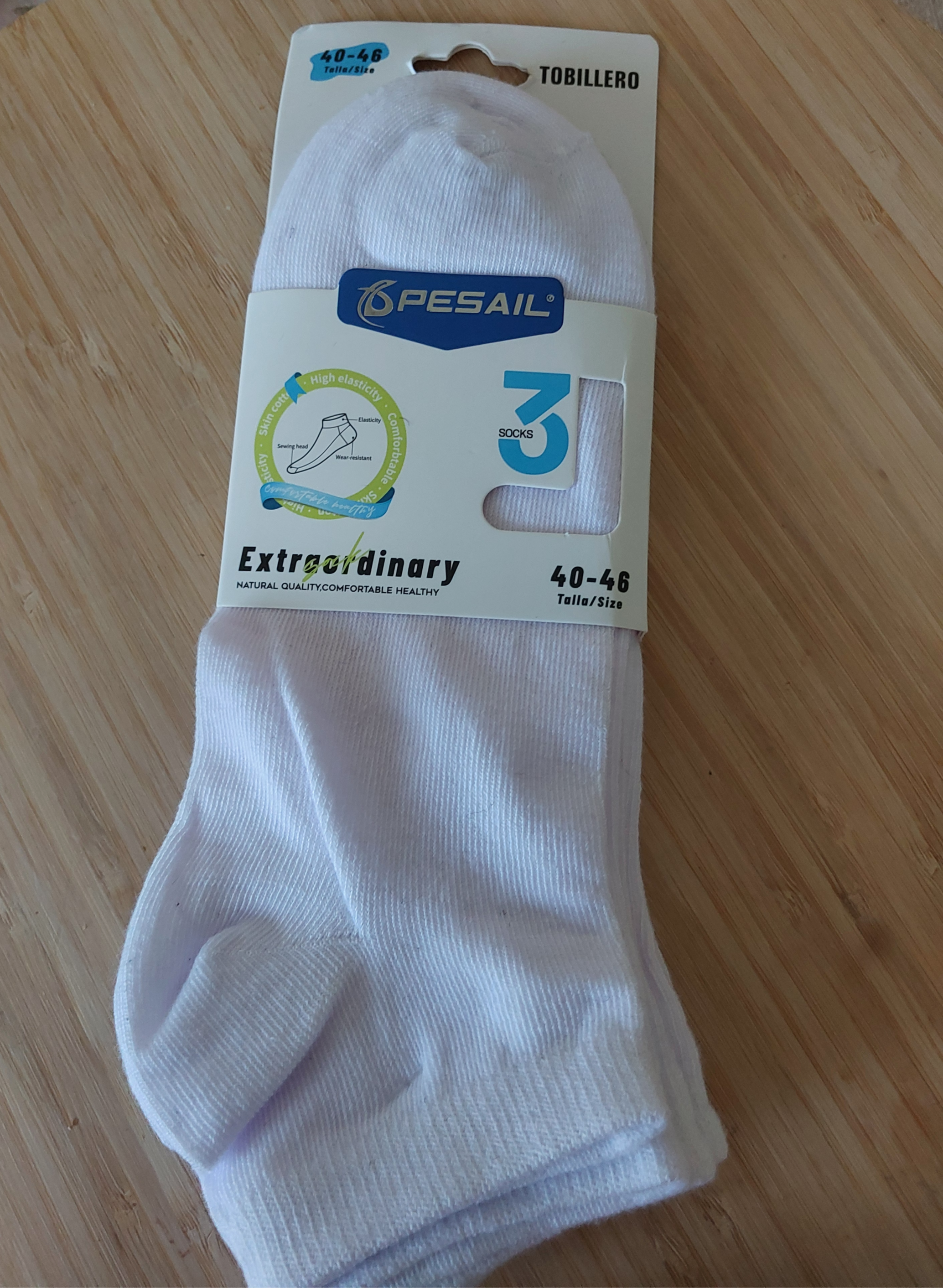 Lot de 3 paires de socquettes blanches