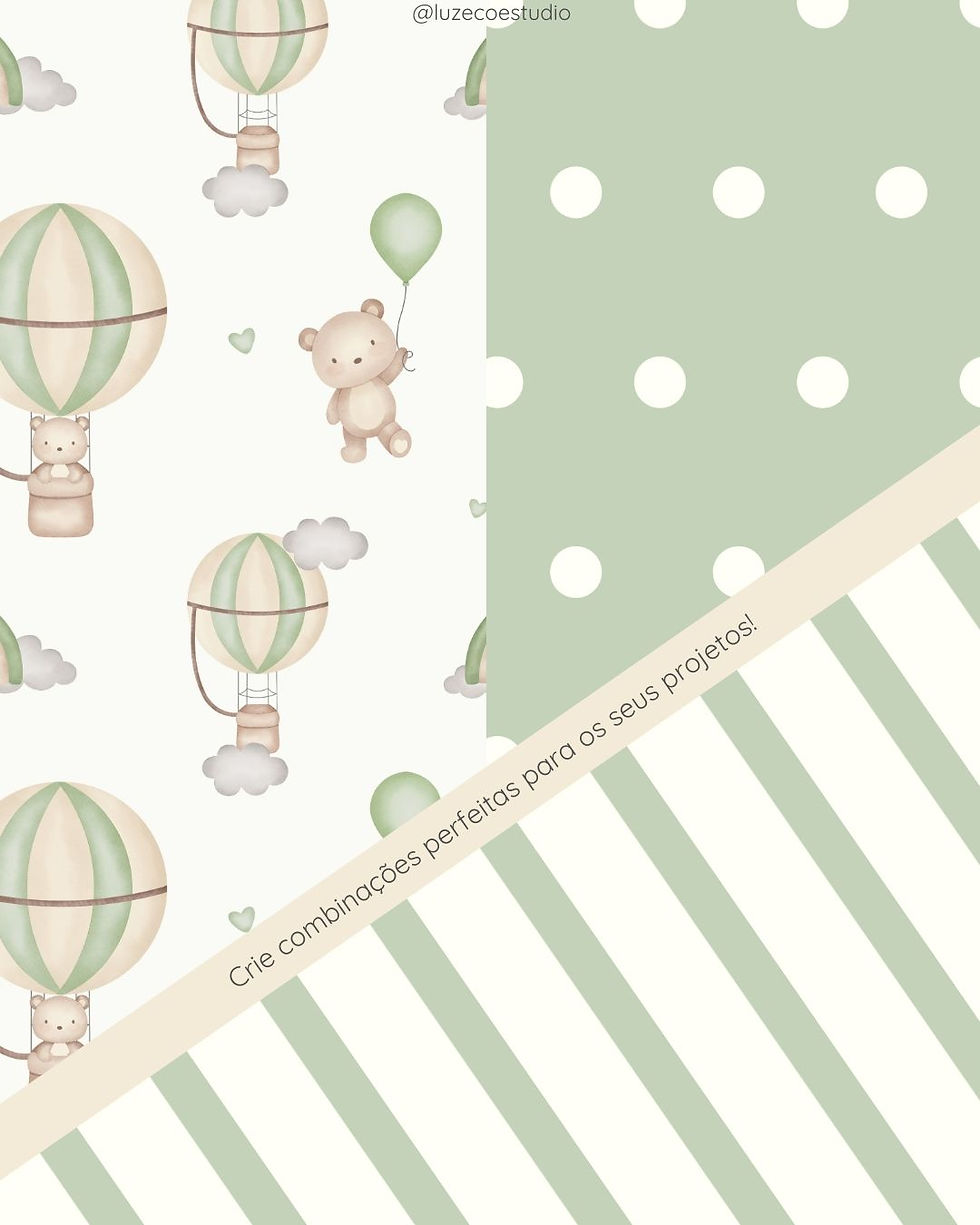 Miniatura: Combo Kit Digital Sonhando Alto Lilás e Verde