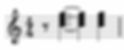 example sheet music note length tied notes