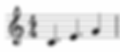 Example sheet music dotted crotchets wrong