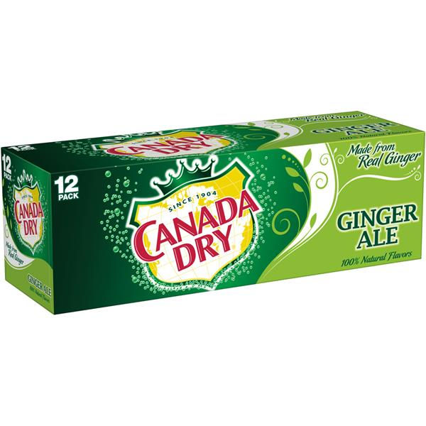 Canada Dry Ginger Ale (355ml Can 12/case)