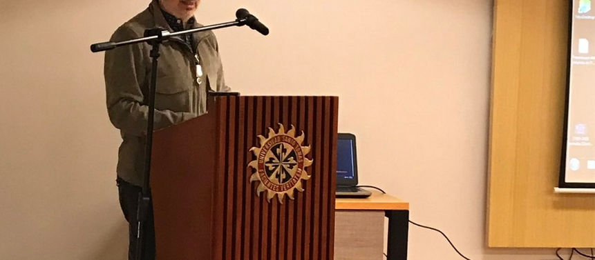 Luis Jorge Garay en el V Congreso Internacional de Comunicación Social para la Paz, U. Santo Tomás,